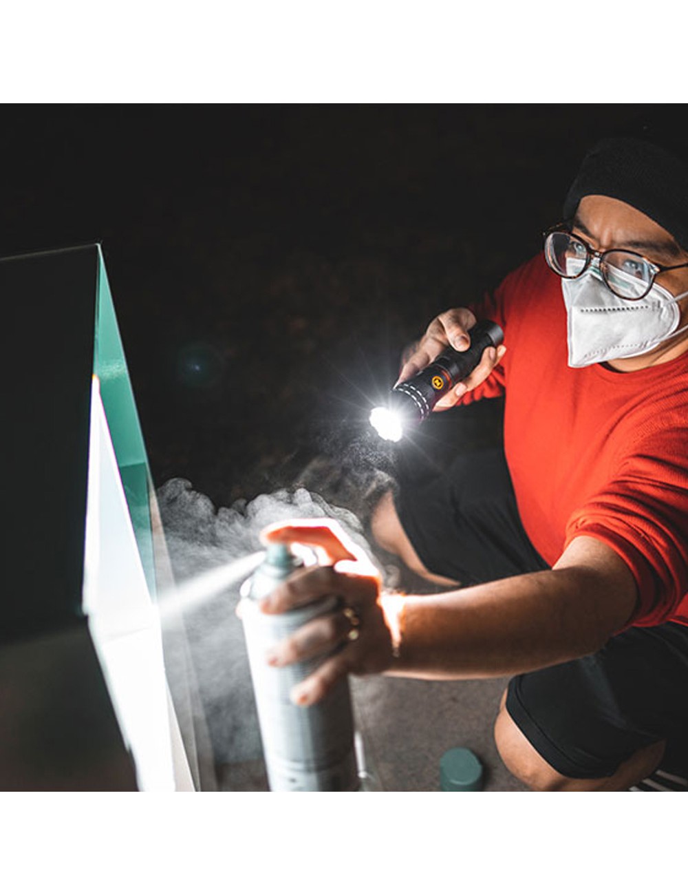 Linterna slyde king 2k. linterna+lámpara cob recargable. por la compra de 6 unidades regalo de expositor