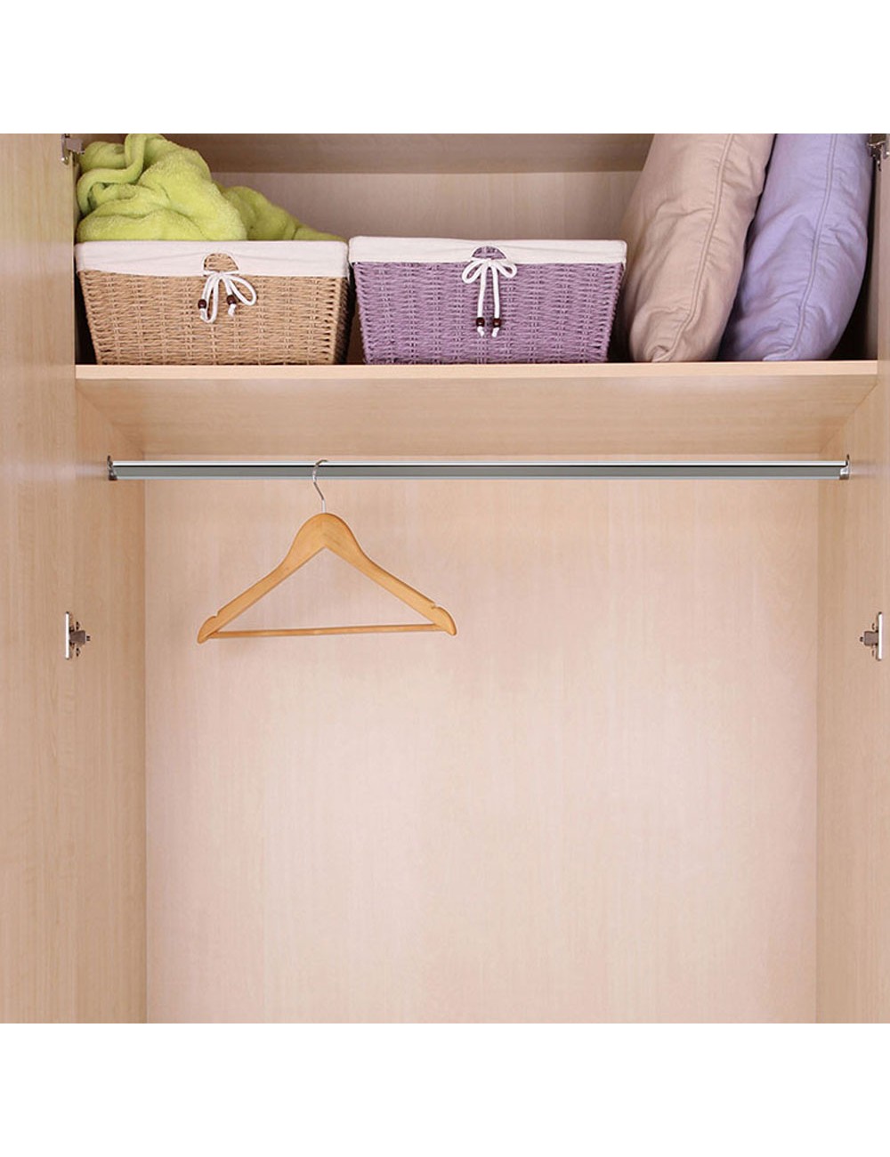 Soporte armario central ovalado blanco (1 ud) cintacor - storplanet