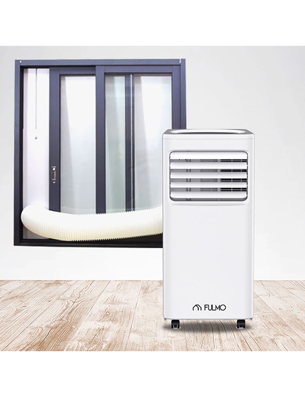 Aire acondicionado portátil solo frio 12000btu/hora 1.340w fulmo