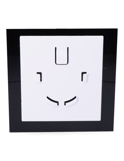 Tapa 175 x 175mm color negro mate para extractor 08413 ø10cm edm