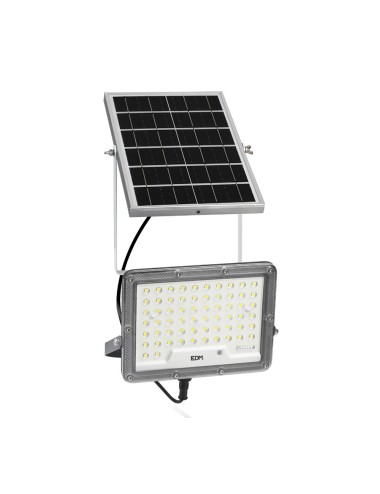 Foco proyector solar slim 200 w 1800 lm 6500 k luz fría