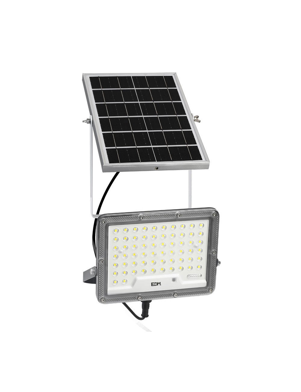 Foco proyector solar slim 400 w 3500 lm 6500 k luz fría