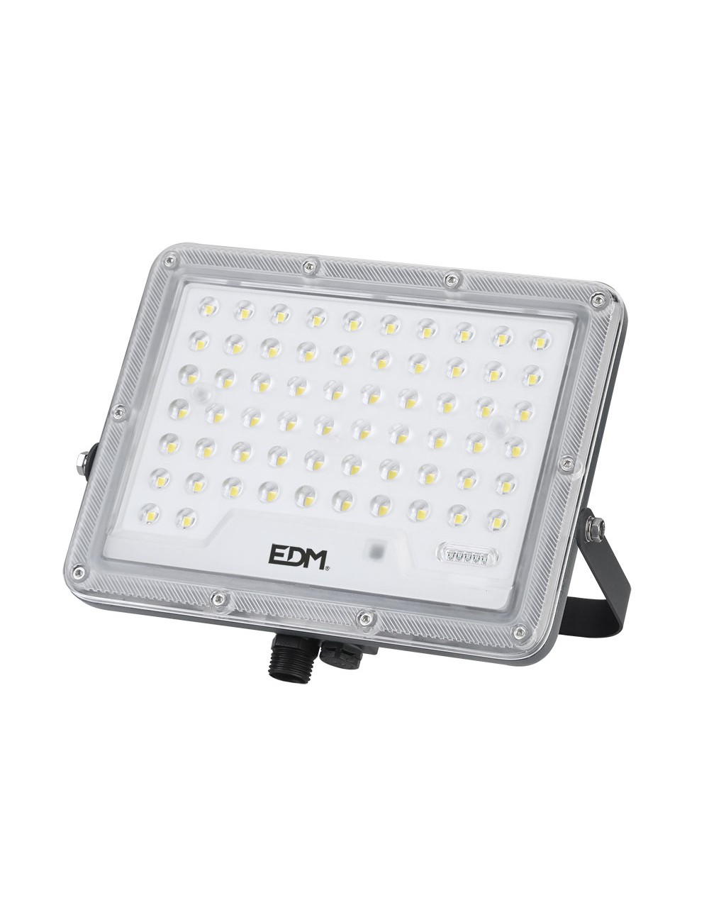 Foco proyector solar slim 400 w 3500 lm 6500 k luz fría