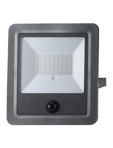 Foco proyector solar con sensor 100 w 1200 lm 6500 k luz fría