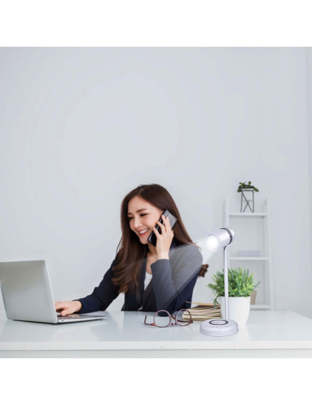 Lámpara de escritorio led 3 en 1 modelo b