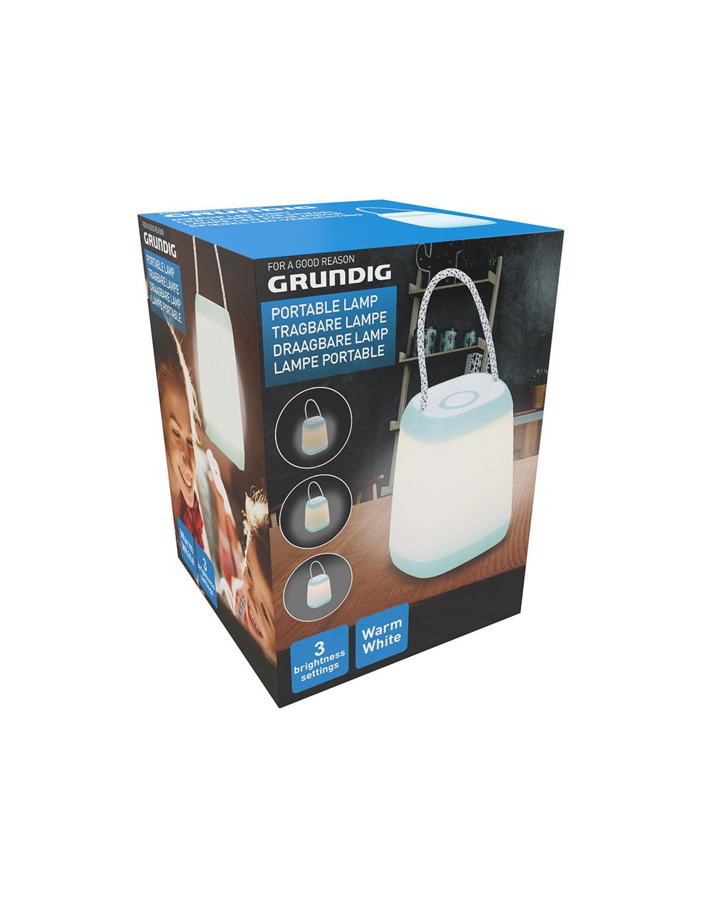 Lámpara portátil con cuerda grundig