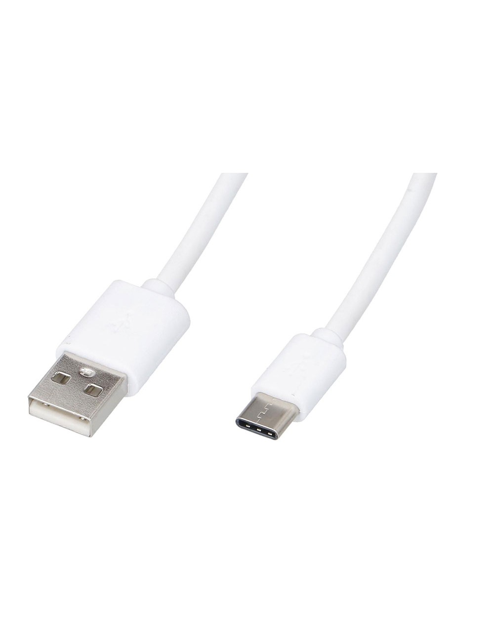 Cable usb-a a usb-c 1,2 m blanco