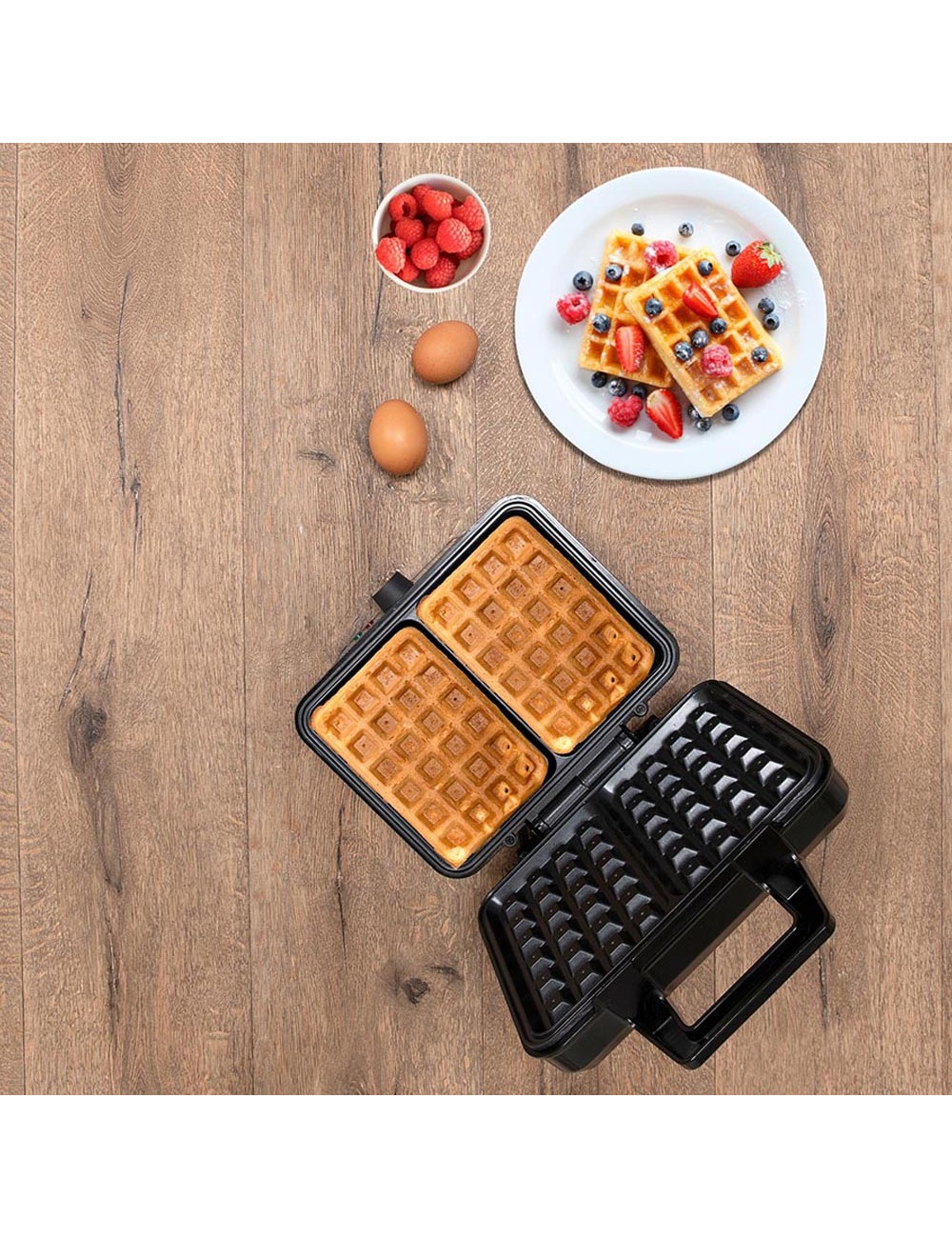 Máquina de gofres 1000 w