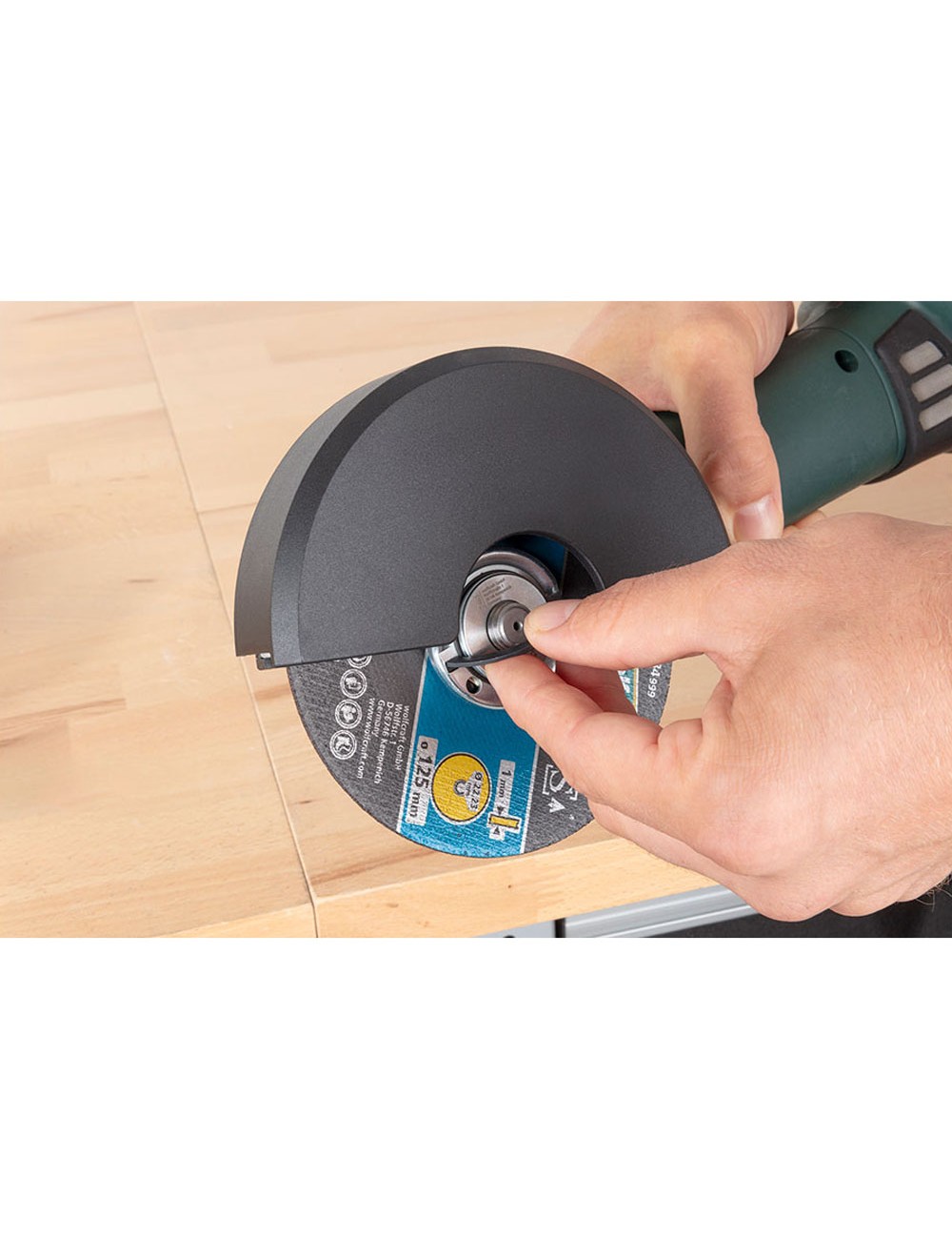 Tuerca de fijación rápida para amoladora angular 2463000 wolfcraft