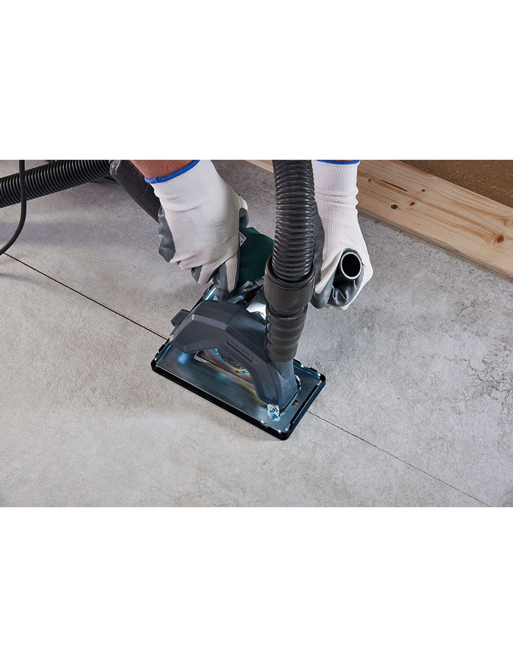 Soporte guía de aspiración de polvo y guía para amoladora angular 5017000 wolfcraft