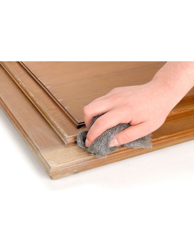 Lana de acero de grano 1, 200g