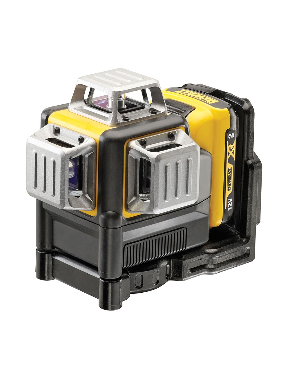 Nivel láser autonivelante verde de 3 líneas 360° xr 12v con batería li-ion 2ah dce089d1g-qw dewalt