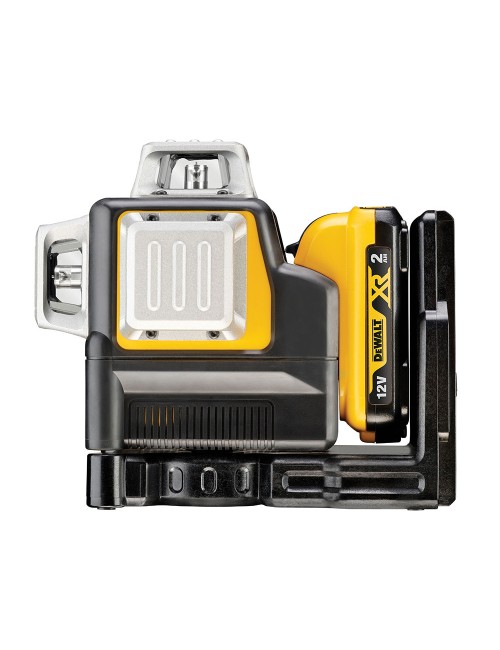 Nivel láser autonivelante verde de 3 líneas 360° xr 12v con batería li-ion 2ah dce089d1g-qw dewalt