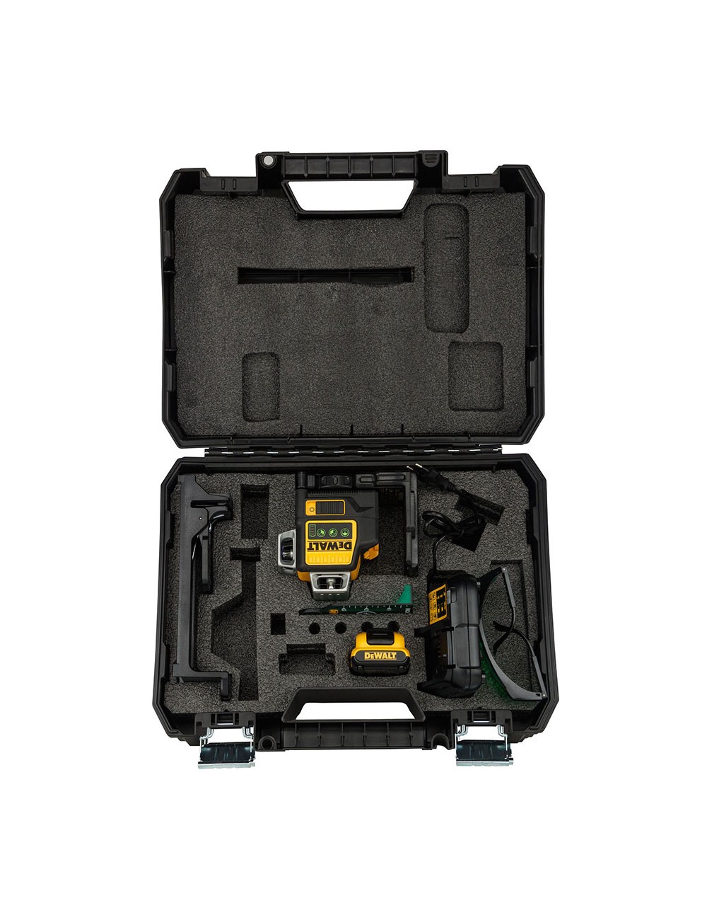 Nivel láser autonivelante verde de 3 líneas 360° xr 12v con batería li-ion 2ah dce089d1g-qw dewalt