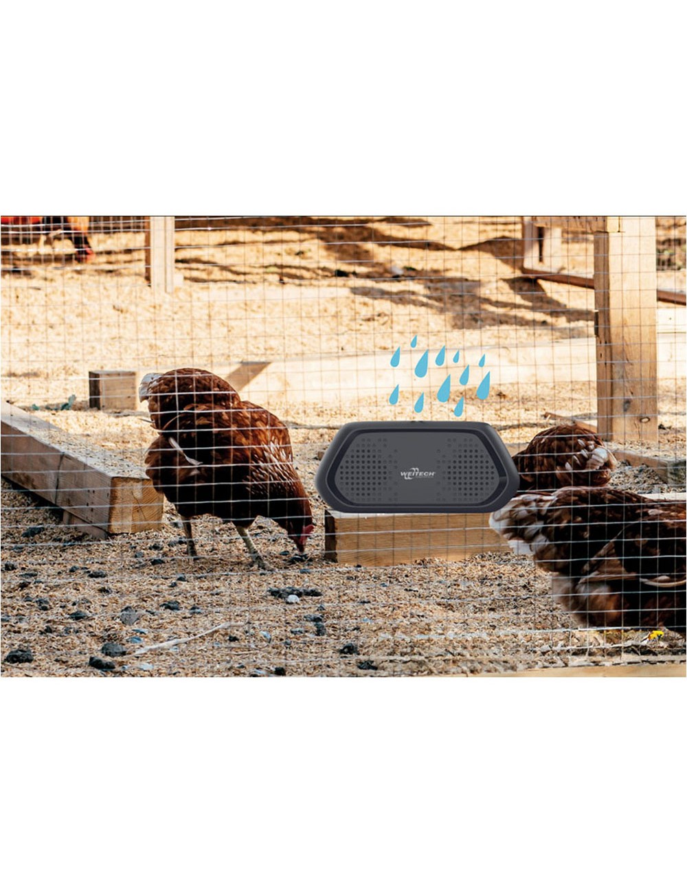 Ahuyentador ultrasónico de ratas y ratones weitech