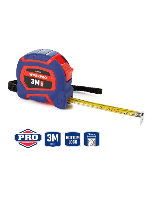 Flexómetro 3 m x 16 mm