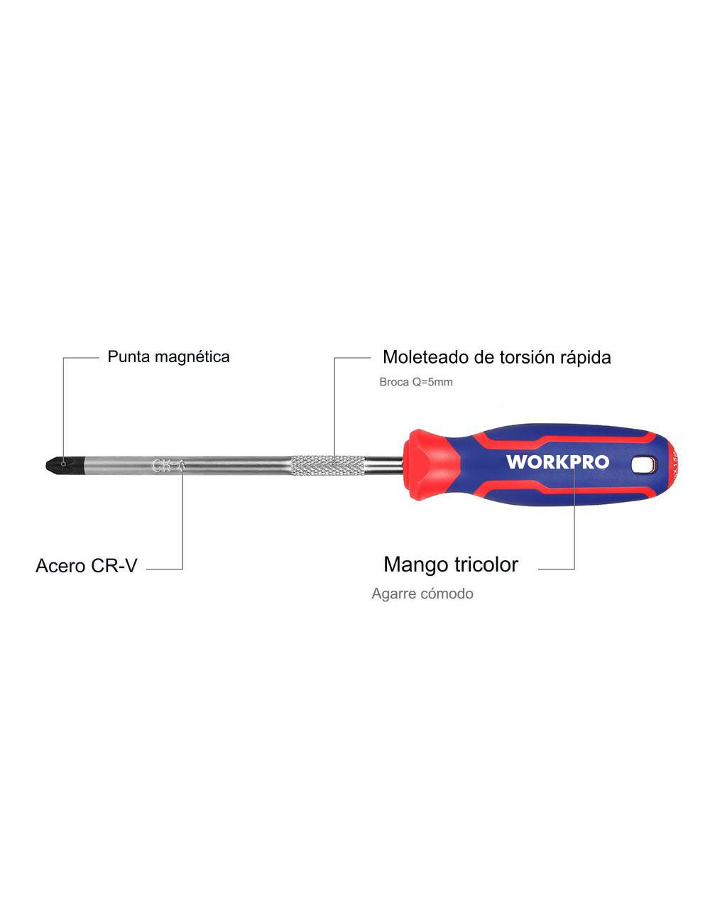 Destornillador phillips ph3 x 150 mm