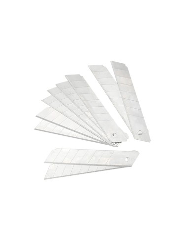 Cuchillas cúter 18 mm, 10 uds
