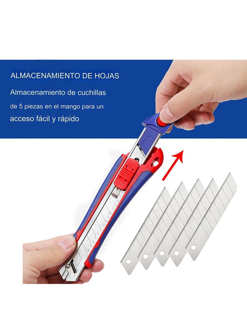 Cúter de carga automática de 18 mm