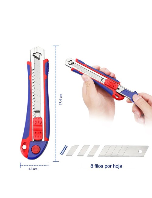 Cúter de carga automática de 18 mm