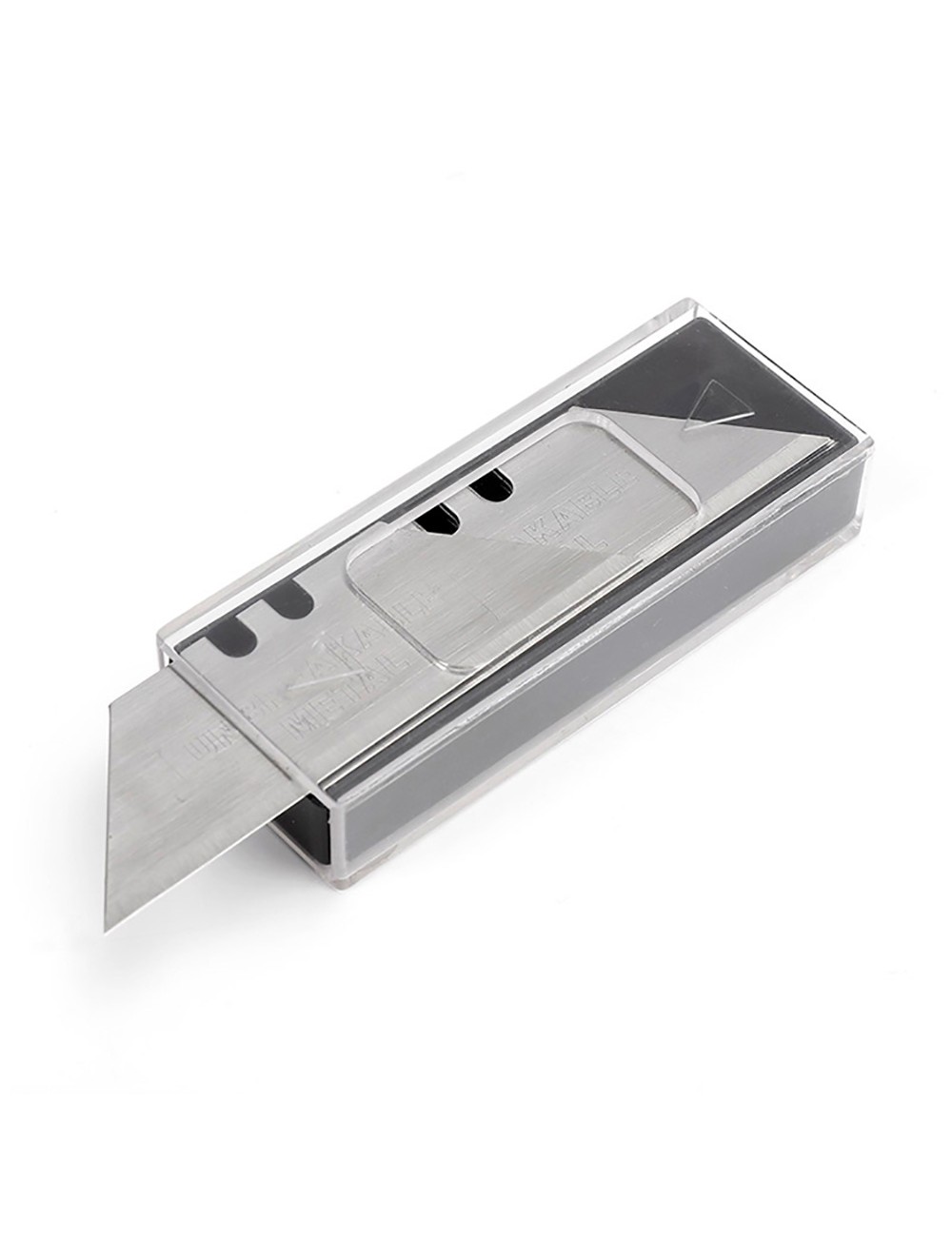 Cuchillas cutter trapezoidales, 10 uds