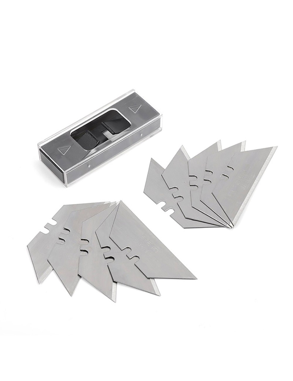 Cuchillas cutter trapezoidales, 10 uds