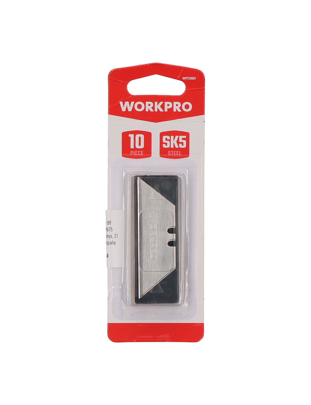 Cuchillas cutter trapezoidales, 10 uds