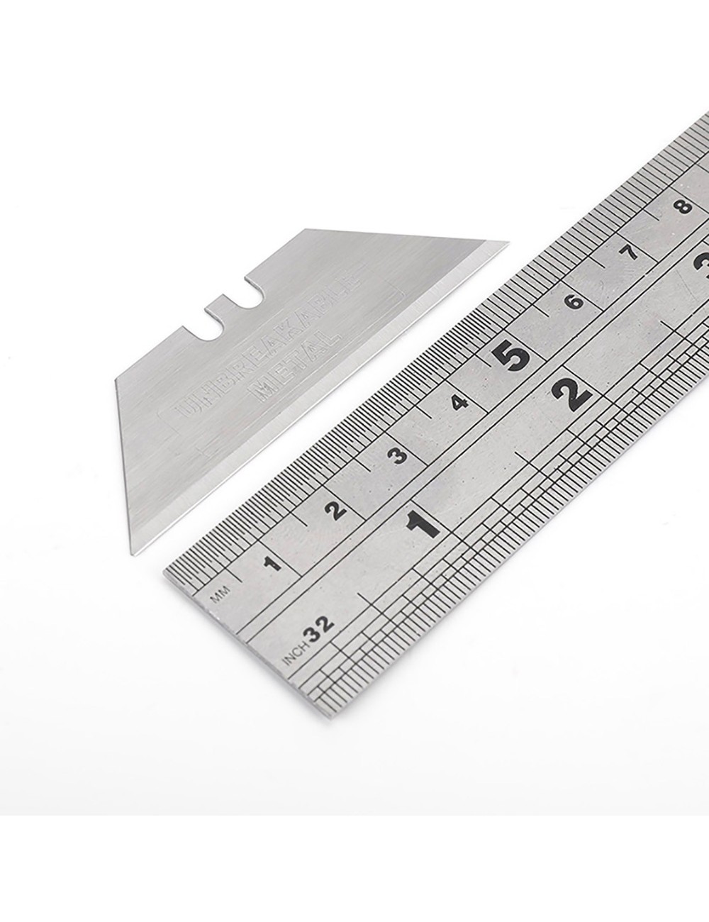 Cuchillas cutter trapezoidales, 10 uds