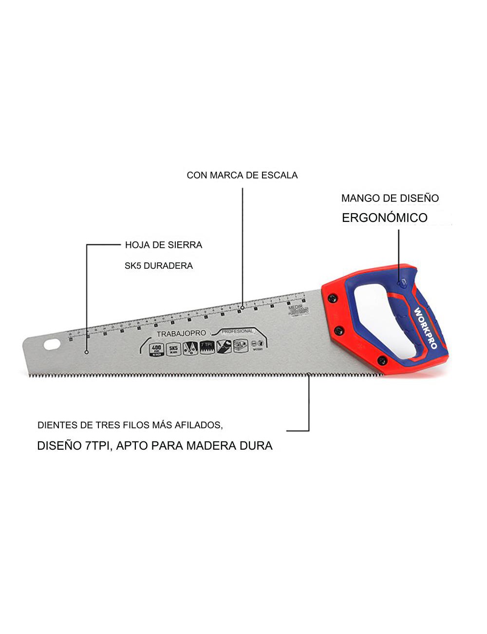 Serrucho universal 40 cm