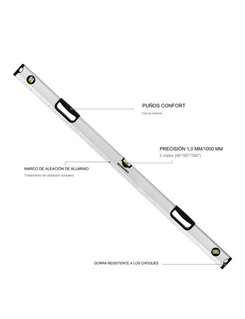 Nivel de burbuja 100 cm