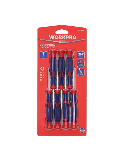 Destornilladores de precisión torx, 7 piezas