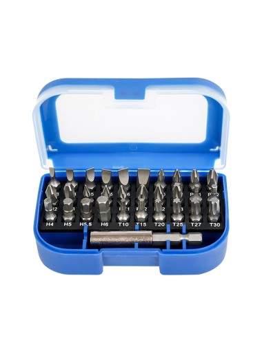 Puntas destornillador, juego 31 piezas