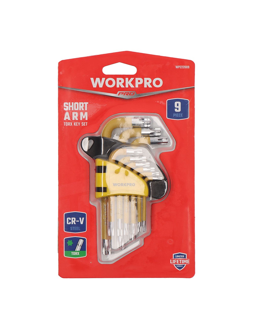 Llaves torx de seguridad, juego 9 piezas