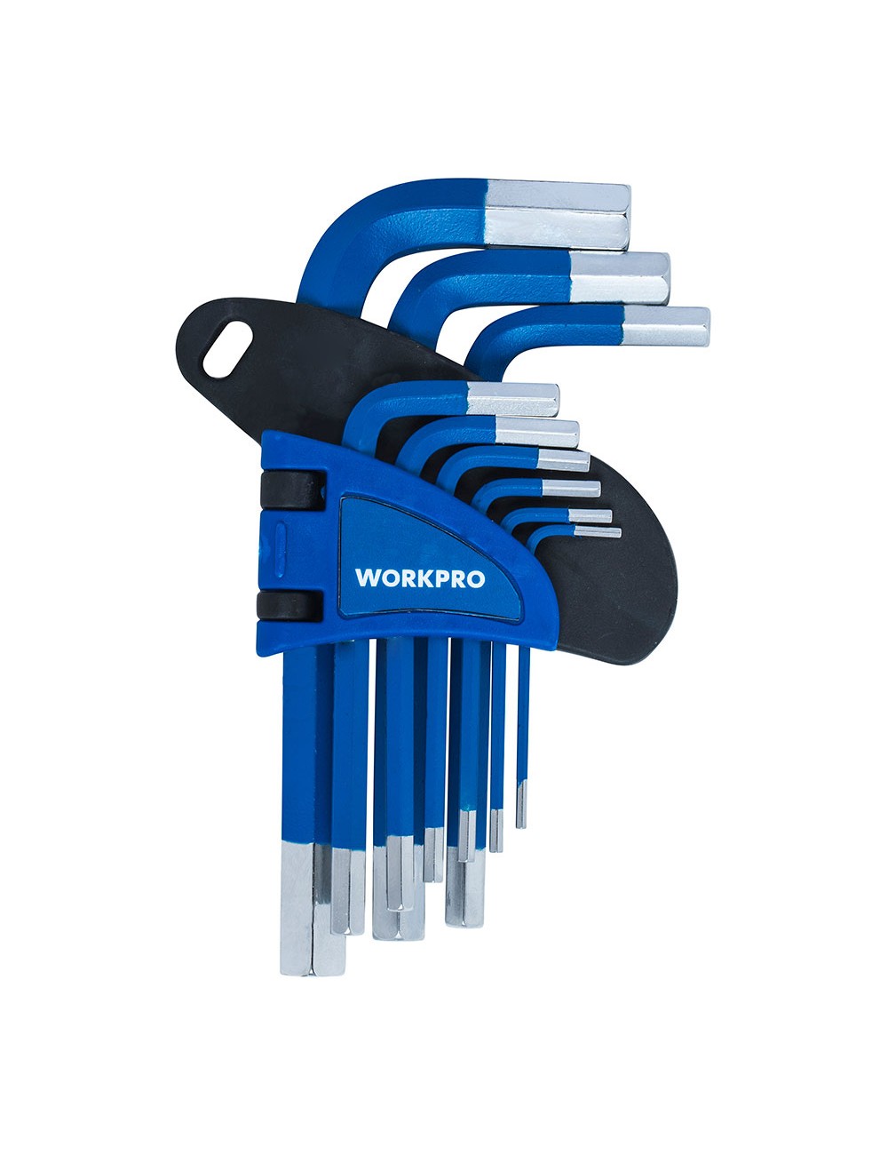 Llaves allen cortas, juego 9 piezas, (métrico)