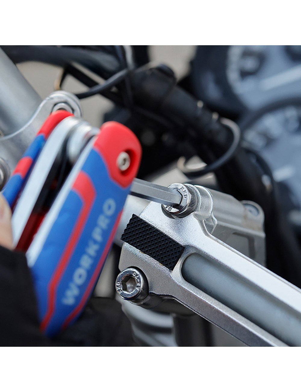 Llaves allen, juego de 8 piezas, plegables (métrico)