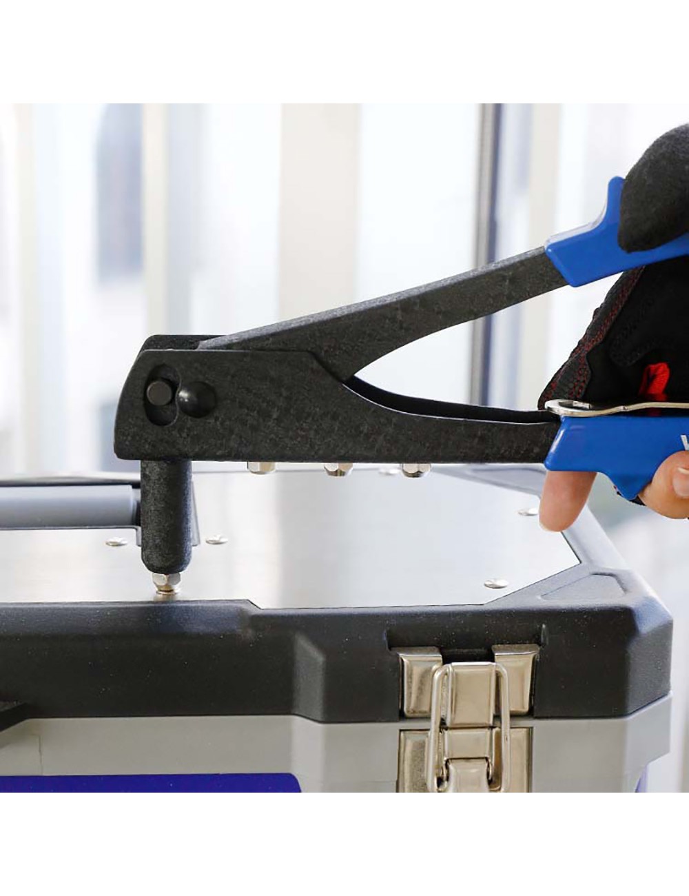 Remachadora manual de 250 mm