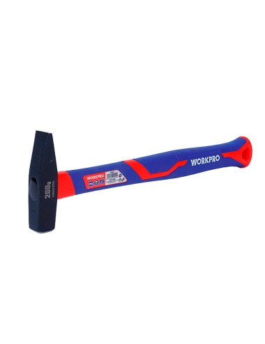 Martillo de maquinista con mango de fibra de vidrio, 300 g