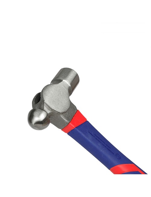 Martillo de bola con mango de fibra de vidrio, 450 g