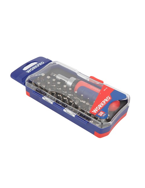 Destornillador de carraca, 38 piezas