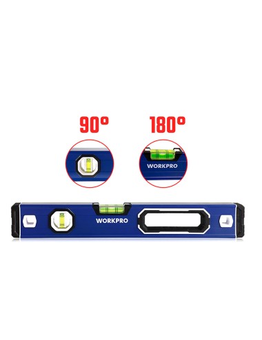Nivel de burbuja con base mágnetica 40 cm pro