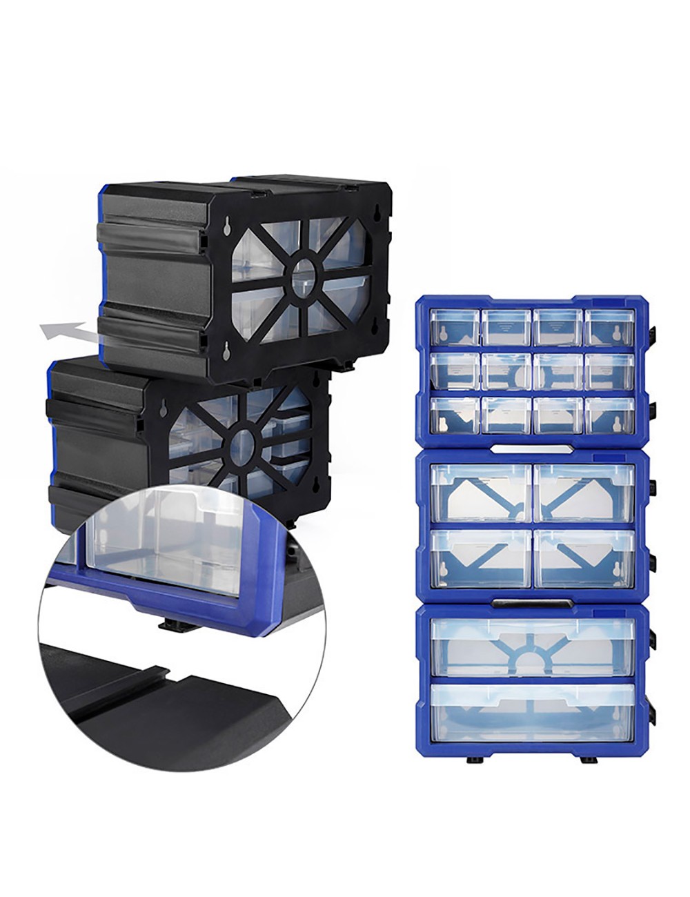 Organizador apilable de 12 cajones