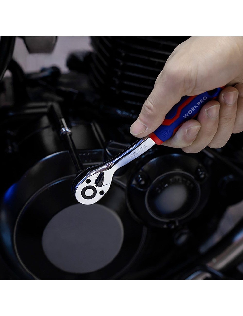 Llaves vaso, juego 46 piezas, 1/4"