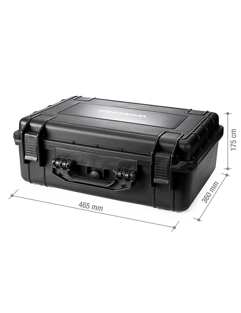 Maleta estanca antichoque 46,5 x 36 x 17,5 cm