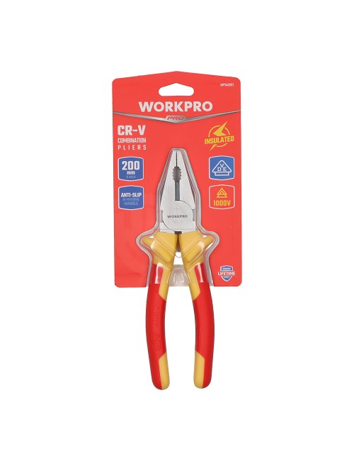 Alicates universales aislados vde 200 mm