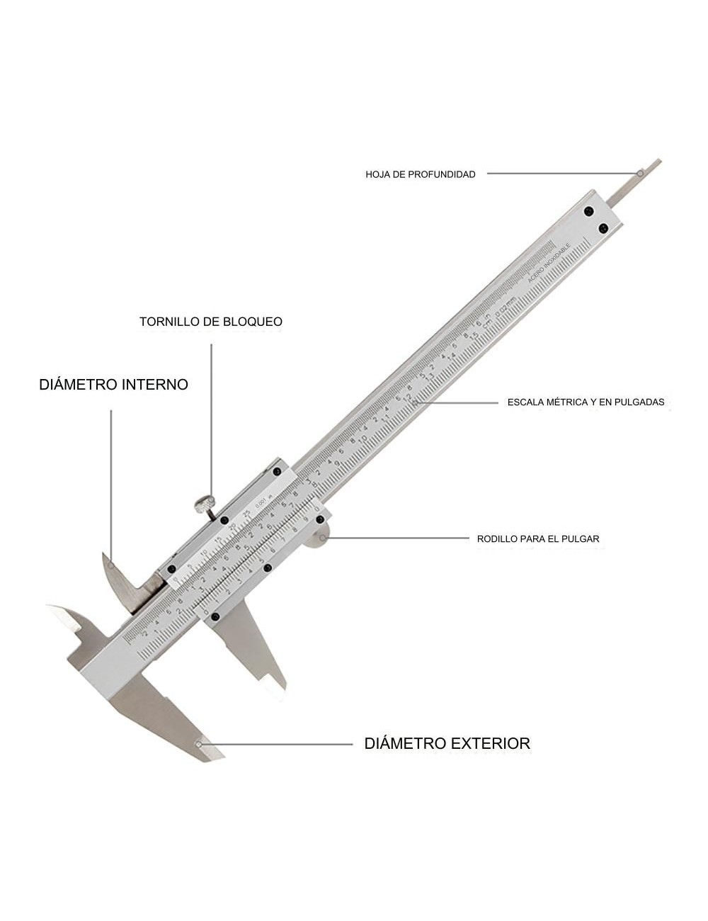 Calibre vernier de 150 mm
