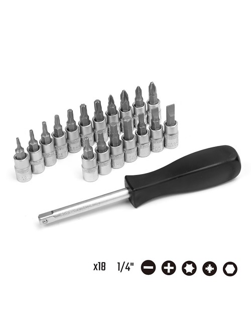 Herramientas mecánica, juego de 108 piezas.