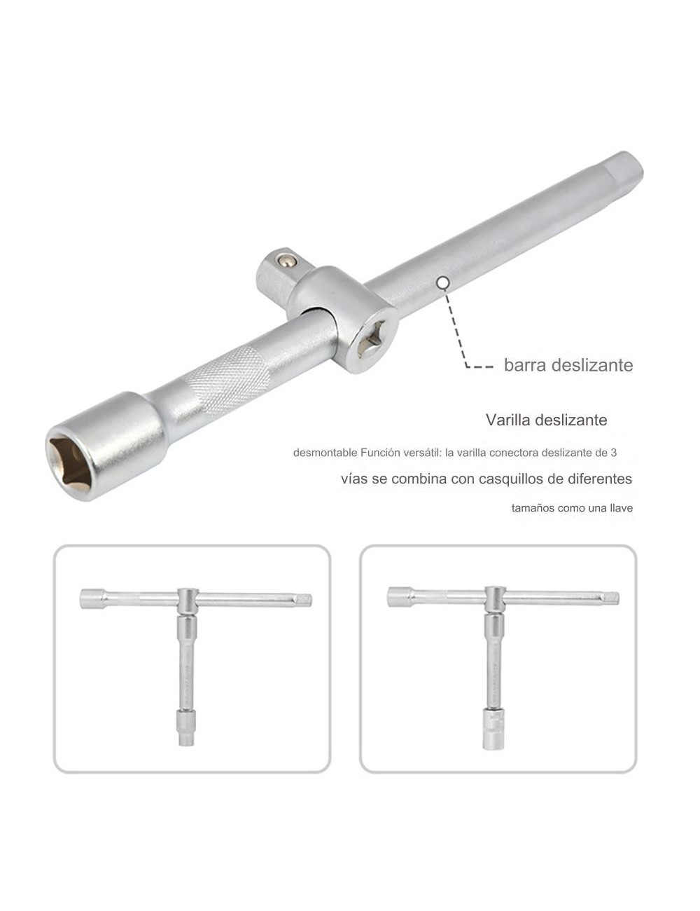 Herramientas mecánica, juego de 108 piezas.