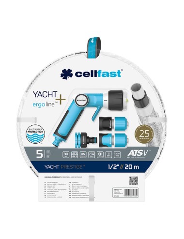 Kit manguera de jardin yacht 20 m (1/2" 12.5 mm)