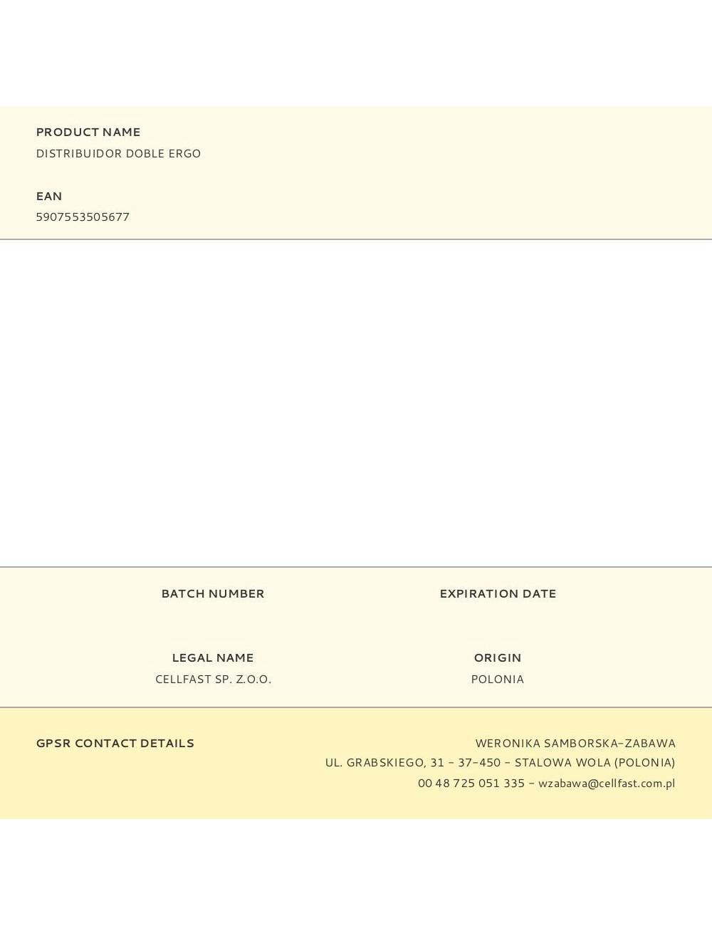 Distribuidor doble ergo