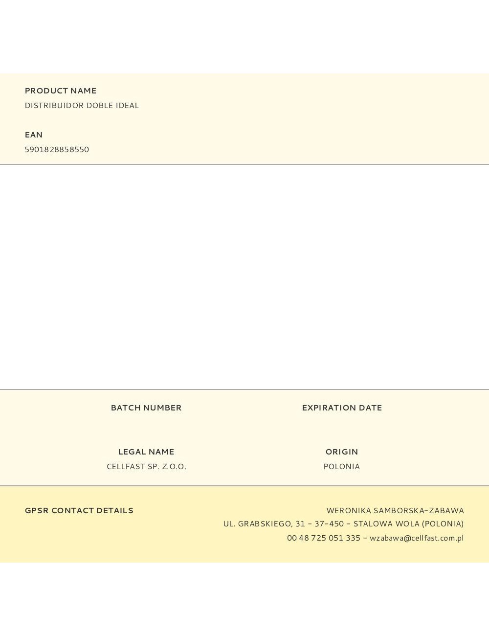 Distribuidor doble ideal